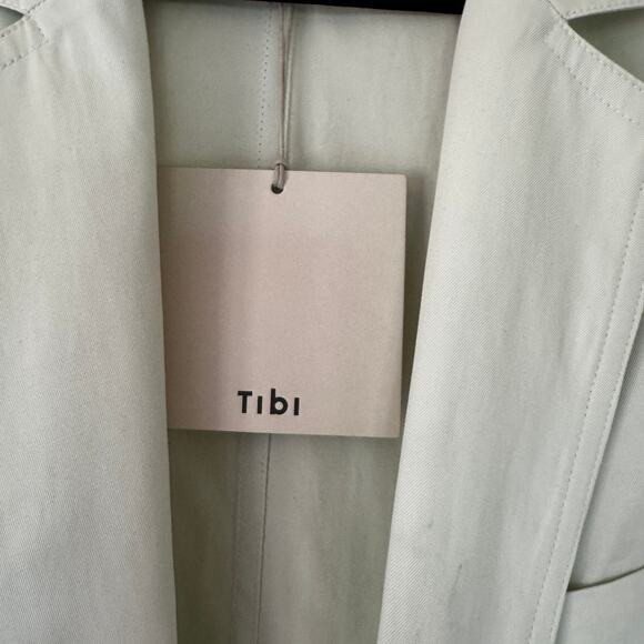 NWT Tibi Liam Blazer Drapey Suiting Size S SOLD OUT ONLINE Summer 2025 - Picture 3 of 17